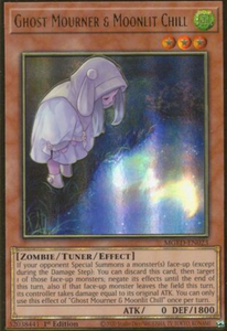 Ghost Mourner & Moonlit Chill (Alt. Art) - MGED-EN023 - Gold Rare 1st Edition