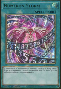 Numeron Storm - MGED-EN051 - Premium Gold Rare 1st Edition