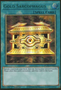 Gold Sarcophagus - MGED-EN041 - Premium Gold Rare 1st Edition