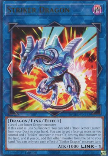 Striker Dragon - MGED-EN145 - Rare 1st Edition