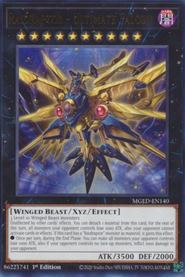 Raidraptor - Ultimate Falcon - MGED-EN140 - Rare 1st Edition