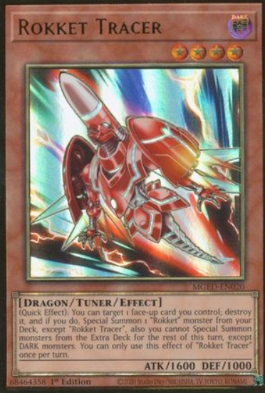 Rokket Tracer - MGED-EN020 - Premium Gold Rare 1st Edition