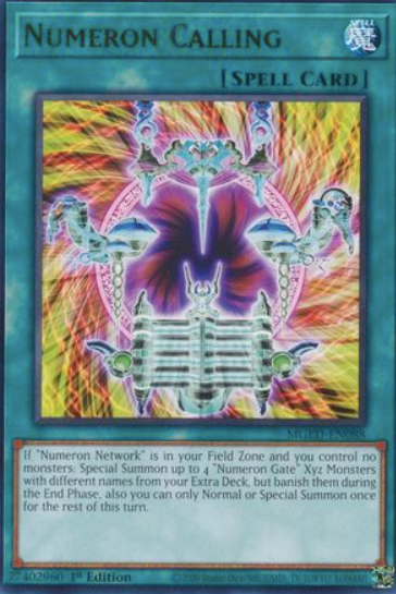Numeron Calling - MGED-EN088 - Rare 1st Edition