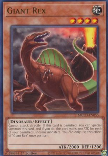 Giant Rex - MGED-EN055 - Rare 1st Edition