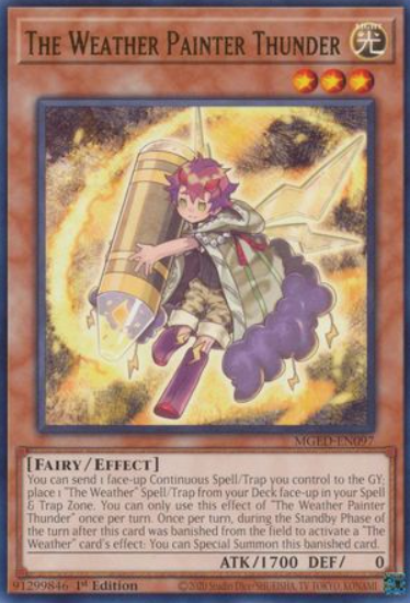 The Weather Painter Thunder - MGED-EN097 - Rare 1st Edition