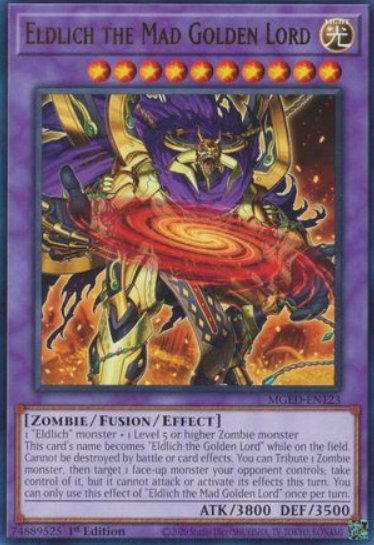 Eldlich the Mad Golden Lord - MGED-EN123 - Rare 1st Edition