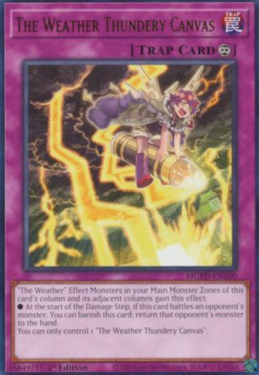 The Weather Thundery Canvas - MGED-EN100 - Rare 1st Edition