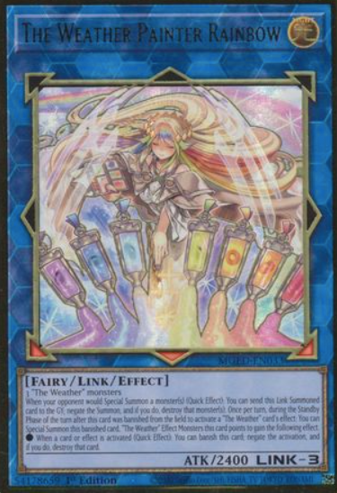 The Weather Painter Rainbow - MGED-EN033 - Premium Gold Rare 1st Edition