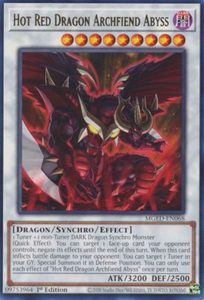 Hot Red Dragon Archfiend Abyss - MGED-EN068 - Rare 1st Edition
