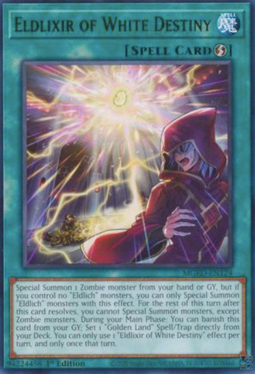 Eldlixir of White Destiny - MGED-EN124 - Rare 1st Edition