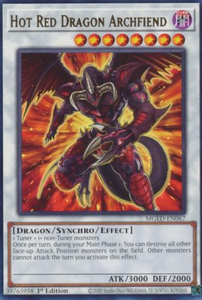 Hot Red Dragon Archfiend - MGED-EN067 - Rare 1st Edition