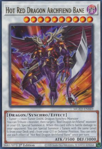 Hot Red Dragon Archfiend Bane - MGED-EN069 - Rare 1st Edition