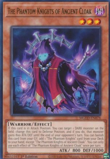 The Phantom Knights of Ancient Cloak - MGED-EN078 - Rare 1st Edition