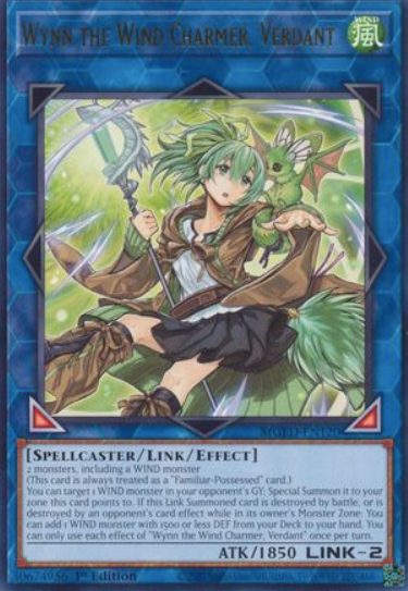 Wynn the Wind Charmer, Verdant - MGED-EN120 - Rare 1st Edition