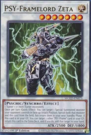 PSY-Framelord Zeta - MGED-EN075 - Rare 1st Edition