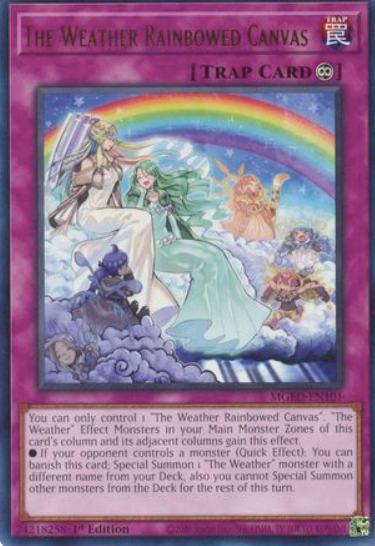 The Weather Rainbowed Canvas - MGED-EN101 - Rare 1st Edition