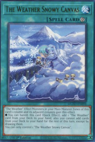 The Weather Snowy Canvas - MGED-EN098 - Rare 1st Edition