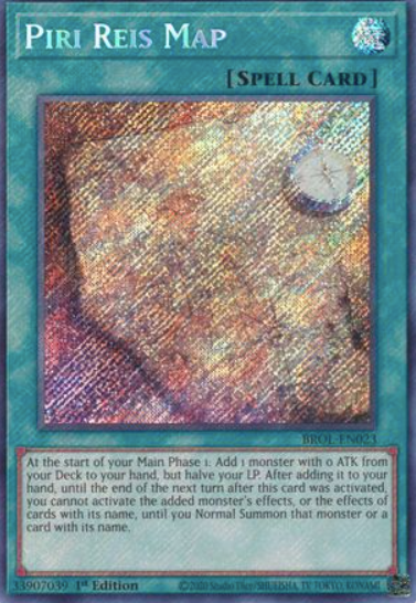 Piri Reis Map - BROL-EN023 - Secret Rare 1st Edition