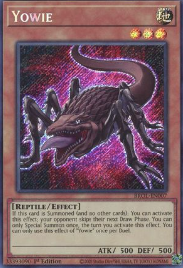 Yowie - BROL-EN007 - Secret Rare 1st Edition