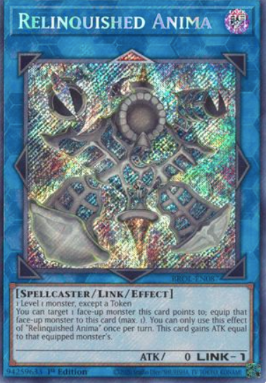 Relinquished Anima - BROL-EN087 - Secret Rare 1st Edition