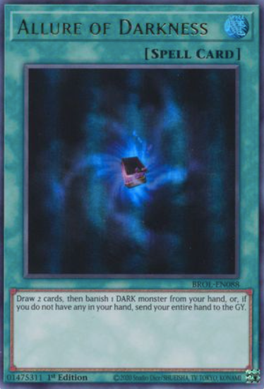 Allure of Darkness - BROL-EN088 - Ultra Rare 1st Edition