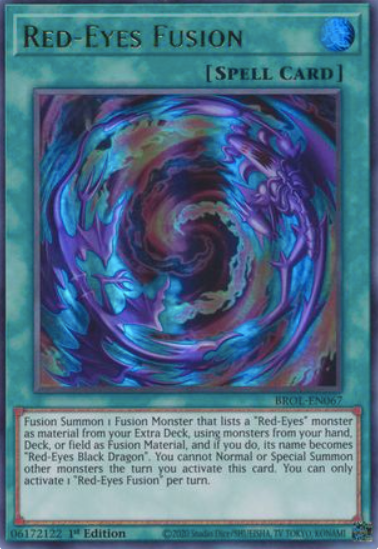 Red-Eyes Fusion - BROL-EN067 - Ultra Rare 1st Edition