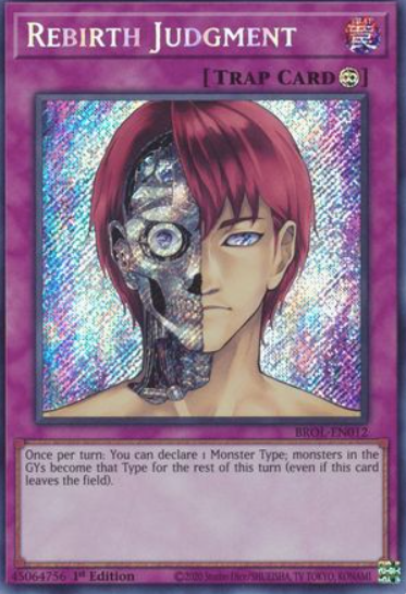 Rebirth Judgment - BROL-EN012 - Secret Rare 1st Edition