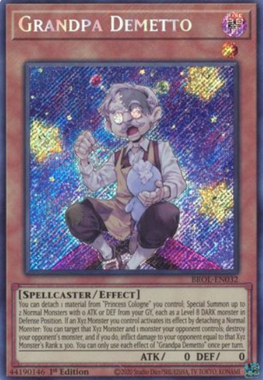 Grandpa Demetto - BROL-EN032 - Secret Rare 1st Edition