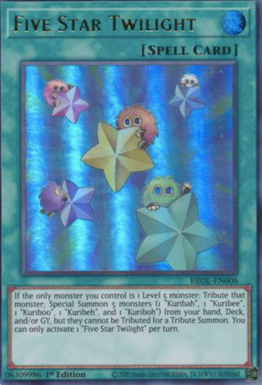 Five Star Twilight - BROL-EN006 - Ultra Rare 1st Edition