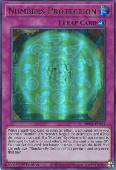 Numbers Protection - BROL-EN056 - Ultra Rare 1st Edition