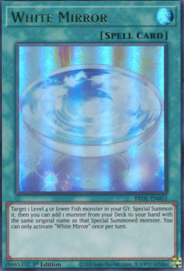 White Mirror - BROL-EN051 - Ultra Rare 1st Edition