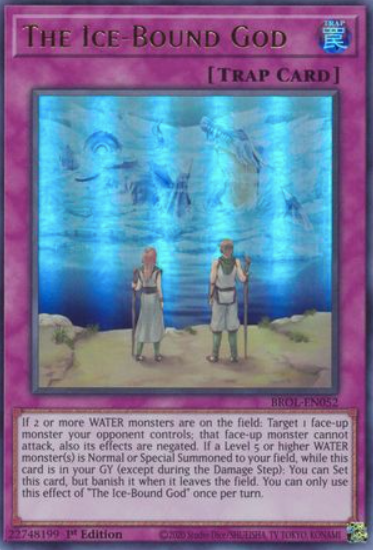 The Ice-Bound God - BROL-EN052 - Ultra Rare 1st Edition
