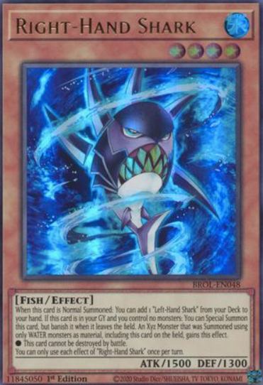 Right-Hand Shark - BROL-EN048 - Ultra Rare 1st Edition