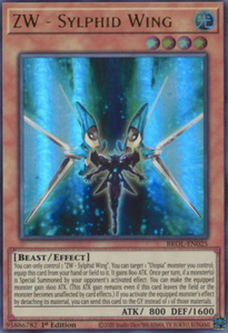 ZW - Sylphid Wing - BROL-EN025 - Ultra Rare 1st Edition