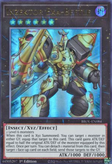 Inzektor Exa-Beetle - BROL-EN084 - Ultra Rare 1st Edition