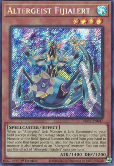 Altergeist Fijialert - BROL-EN047 - Secret Rare 1st Edition