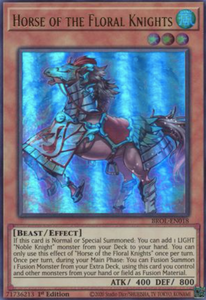 Horse of the Floral Knights - BROL-EN018 - Ultra Rare 1st Edition