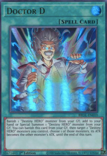 Doctor D - BROL-EN010 - Ultra Rare 1st Edition