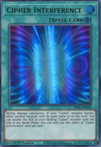 Cipher Interference - BROL-EN039 - Ultra Rare 1st Edition