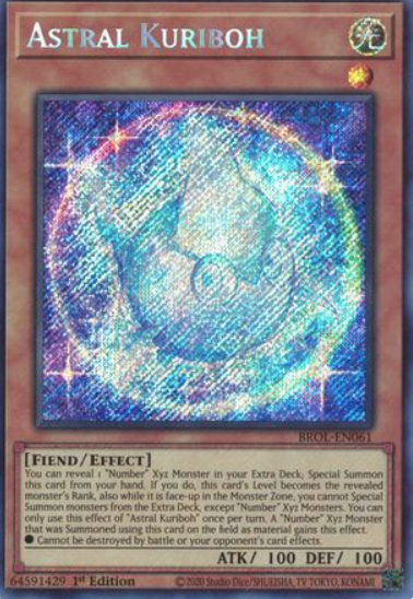 Astral Kuriboh - BROL-EN061 - Secret Rare 1st Edition