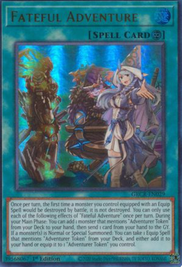 Fateful Adventure - GRCR-EN029 - Ultra Rare 1st Edition
