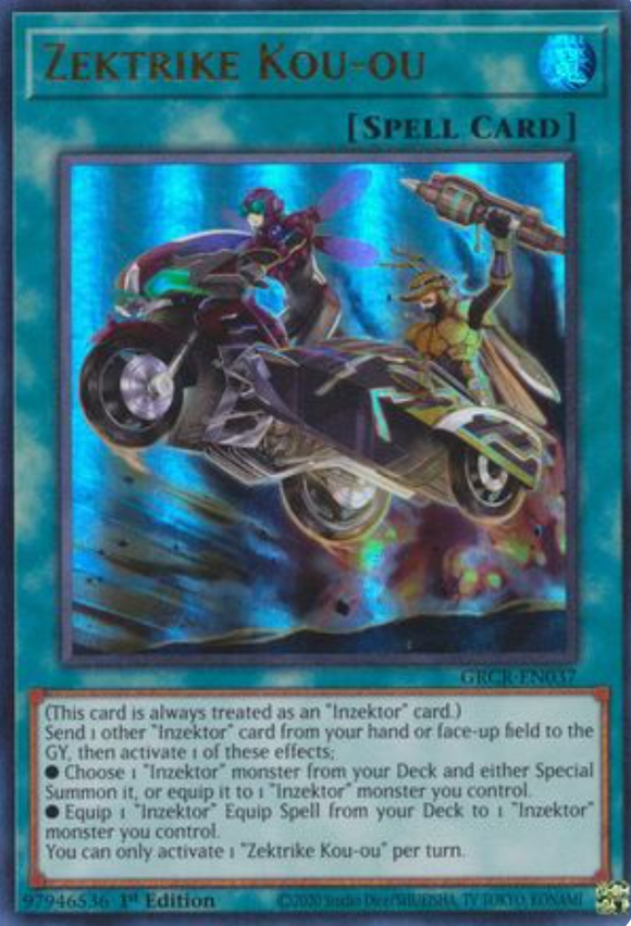 Zektrike Kou-ou - GRCR-EN037 - Ultra Rare 1st Edition