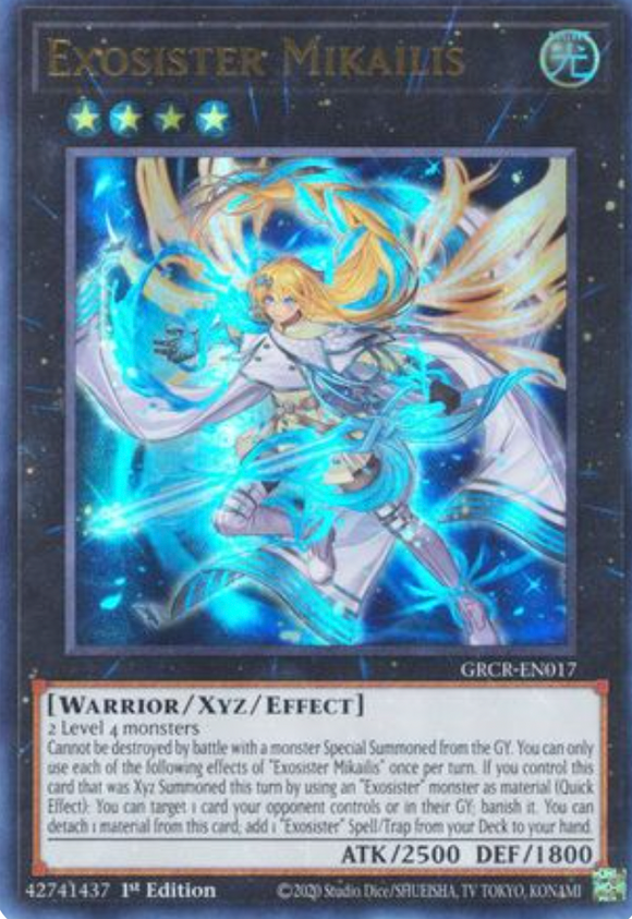 Exosister Mikailis - GRCR-EN017 - Ultra Rare 1st Edition