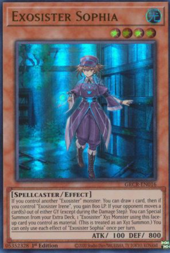 Exosister Sophia - GRCR-EN016 - Ultra Rare 1st Edition