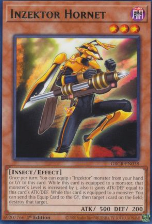 Inzektor Hornet - GRCR-EN038 - Rare 1st Edition