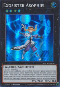 Exosister Asophiel - GRCR-EN020 - Super Rare 1st Edition