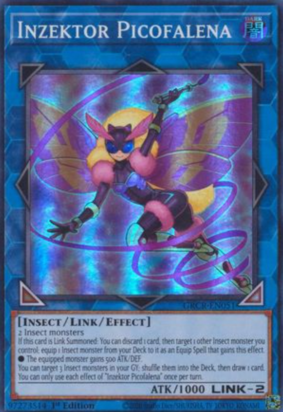 Inzektor Picofalena - GRCR-EN051 - Super Rare 1st Edition