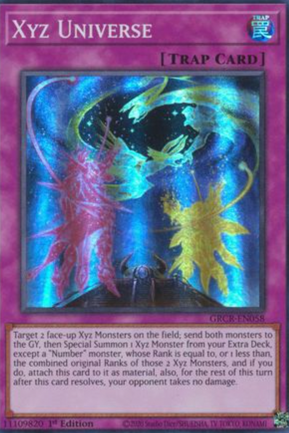 Xyz Universe - GRCR-EN058 - Super Rare 1st Edition