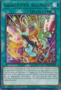 Gagaku-P.U.N.K. Wild Picking - GRCR-EN009 - Rare 1st Edition