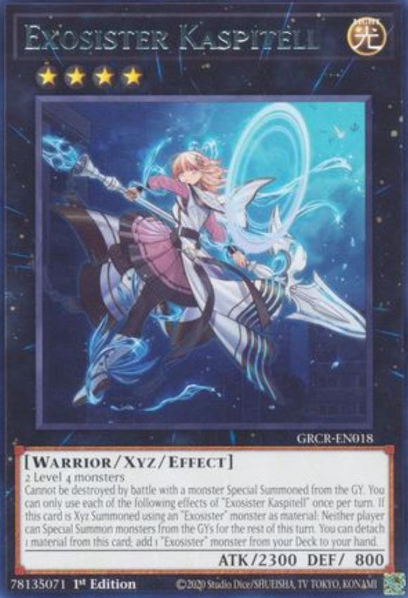 Exosister Kaspitell - GRCR-EN018 - Rare 1st Edition